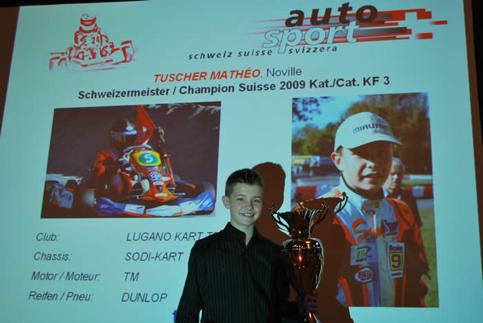 2009 Remise des prix à Belp, Champion Suisse Cat. KF 3